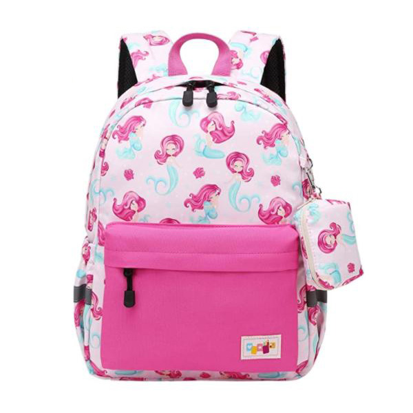 Double Shoulder Primary Kindergarten Girls Student Pupil Children School Child Kids Satchel Schoolbag Pack Backpack Bag (CY9855)