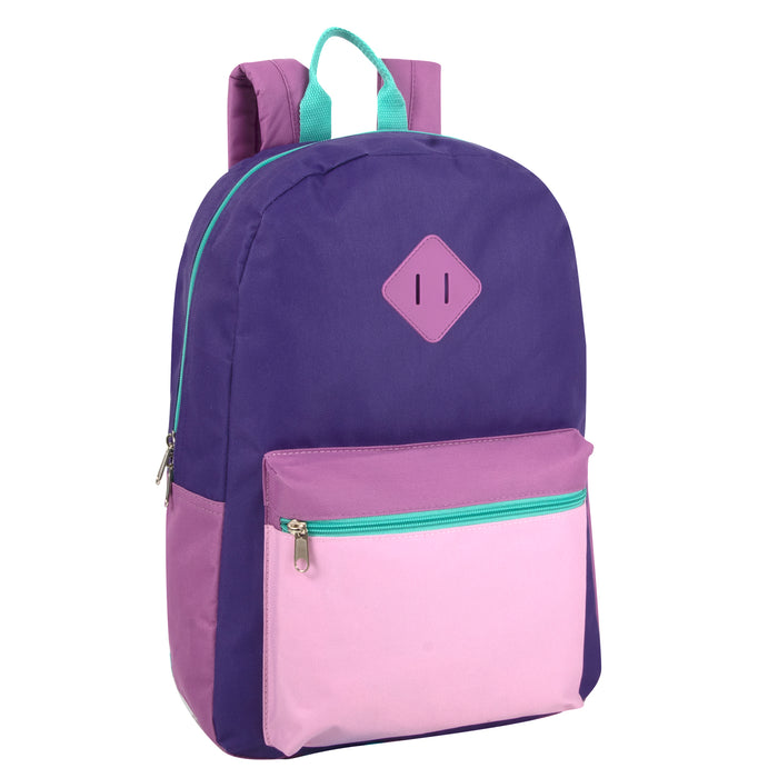 High Capacity 17 Inch Multicolor Backpack 