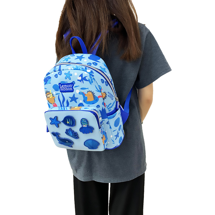 Hot Selling PU Leather Student Schoolbag 