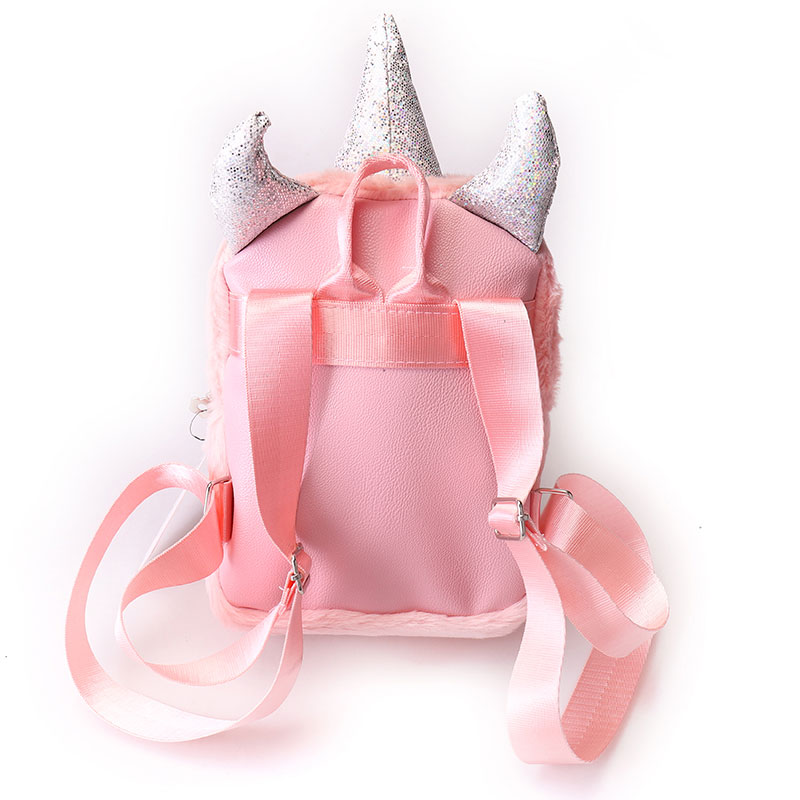 Plush Unicorn Student Schoolbag 