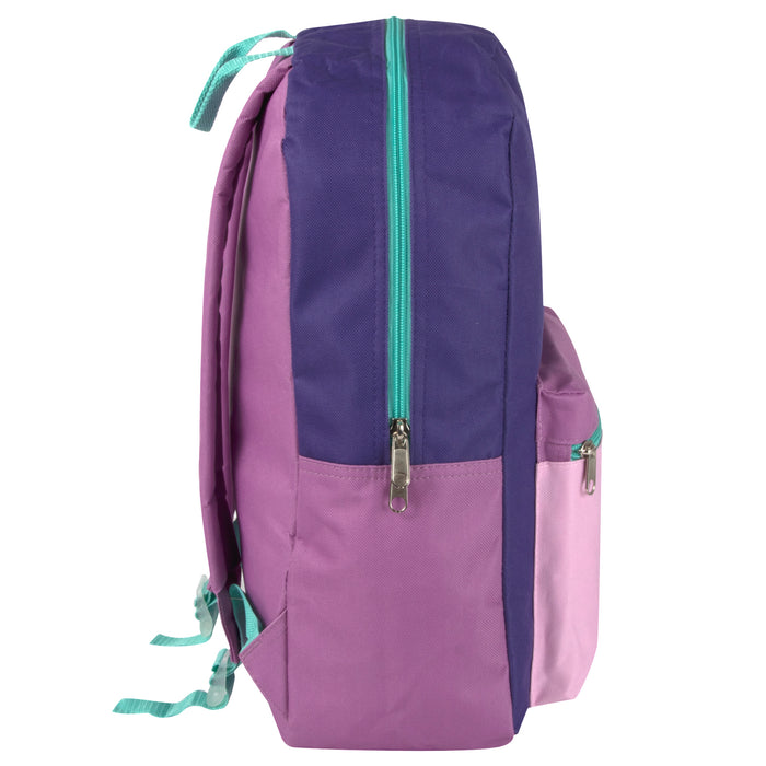 High Capacity 17 Inch Multicolor Backpack 
