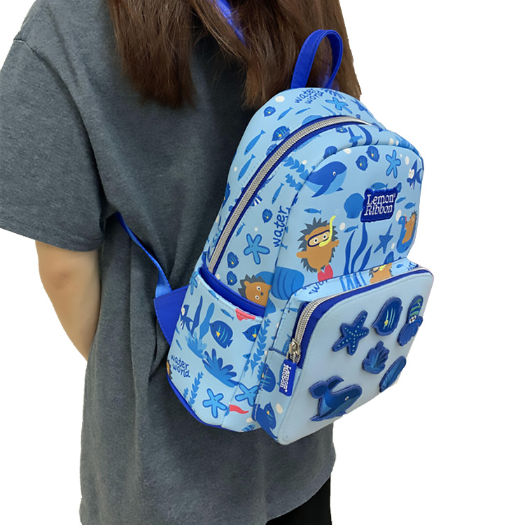 Hot Selling PU Leather Student Schoolbag 