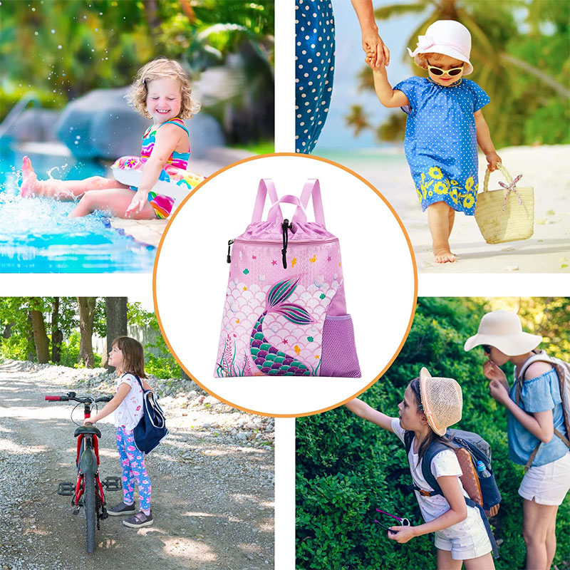 Hot Selling Mermaid Gym Drawstring Bag 