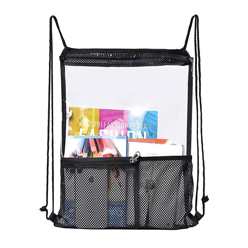 Clear Drawstring Bag for Boys and Girls 