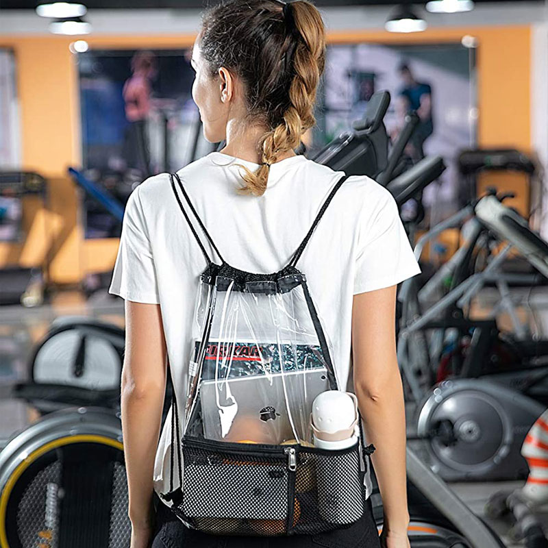Clear Drawstring Bag for Boys and Girls 
