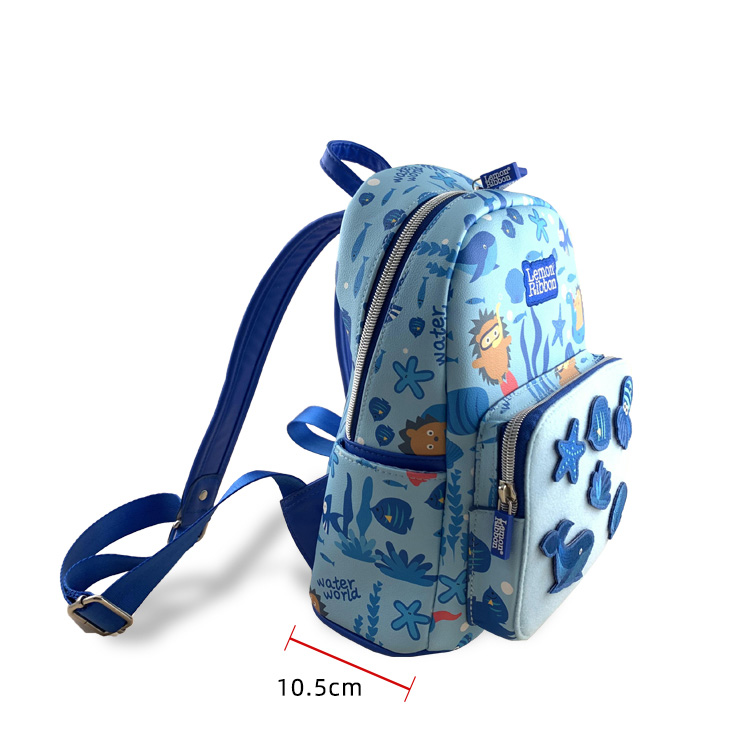 Hot Selling PU Leather Student Schoolbag 