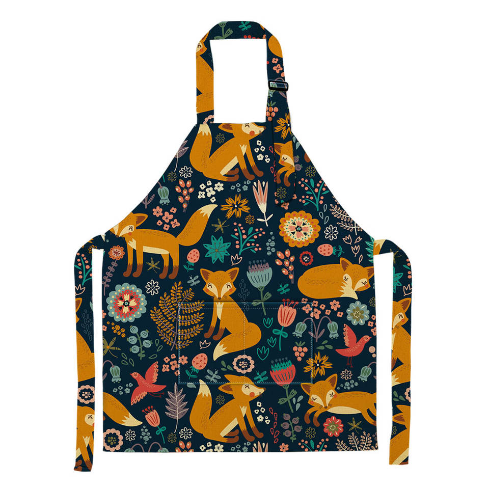 Cute Cartoon Printing Kids Apron 
