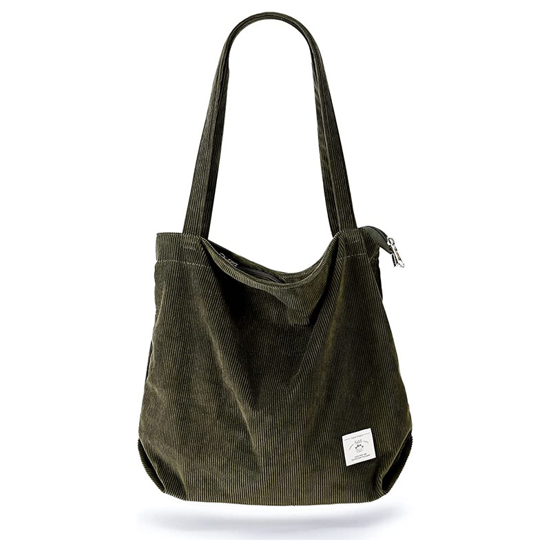 Women Corduroy Shopping bag 