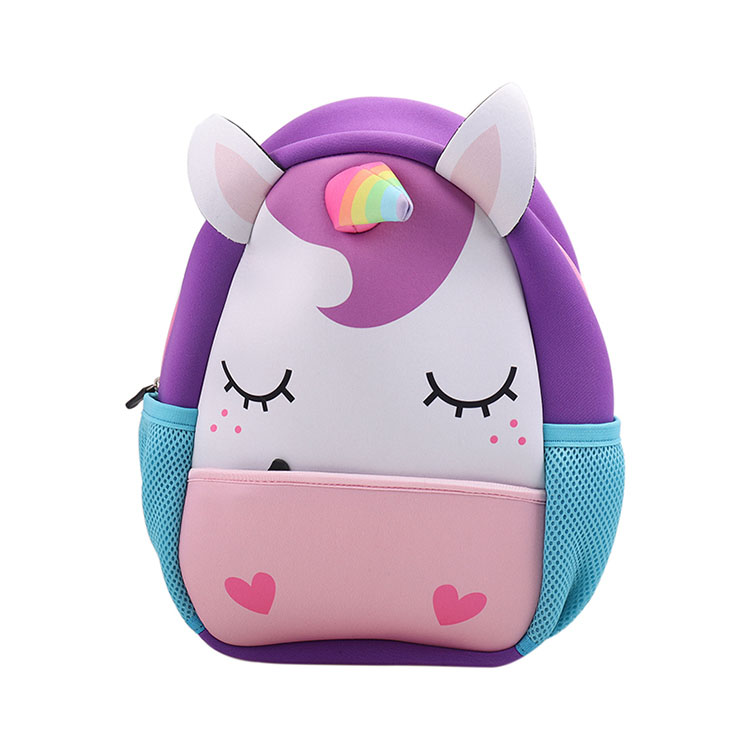 Cute Animal Design Neoprene Student Schoolbag 
