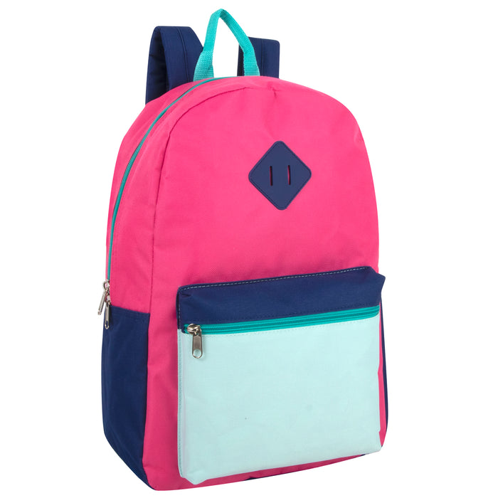 High Capacity 17 Inch Multicolor Backpack 
